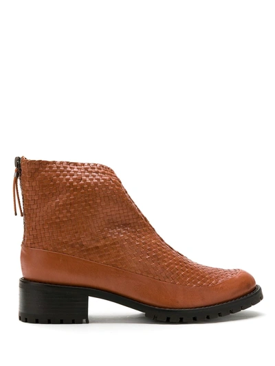 Sarah Chofakian Leather Rockstar Boots In Brown