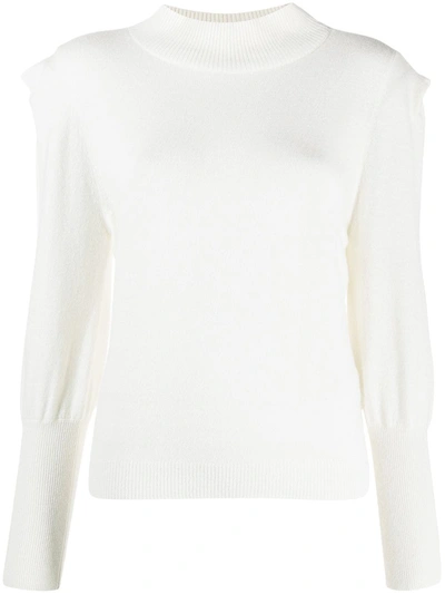 Federica Tosi Ruched Detailing Jumper In White
