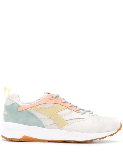 Diadora Colour Block Trainers In Neutrals