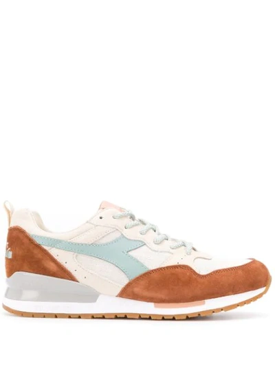 Diadora Colour Block Trainers In Neutrals