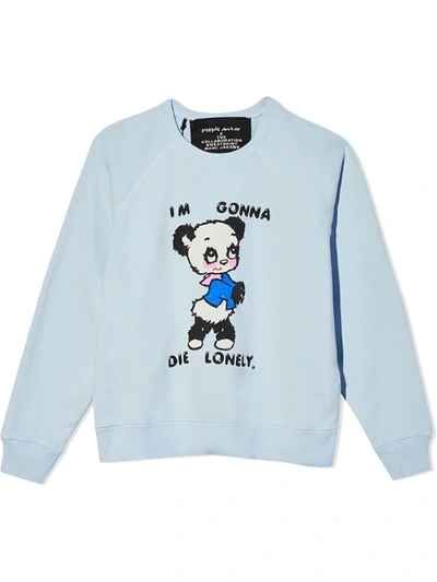 Marc Jacobs X Magda Archer The Collaboration Sweatshirt In Blue
