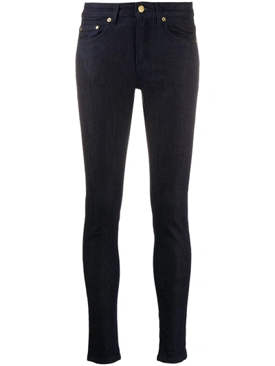 Michael Michael Kors High-rise Skinny Jeans In Blue