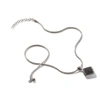 John Hardy Women's Classic Chain Sterling Silver, Black Sapphire & Black Spinel Square Pendant Necklace