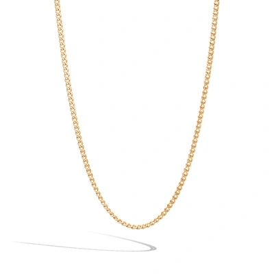 John Hardy Curb Chain 2mm-3.6mm Necklace In Gold
