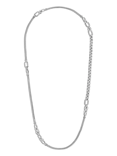 John Hardy Silver Asli Classic Chain Link 3.5mm Slim Chain Sautoir Necklace In Multicolor