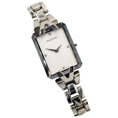Pre-owned Valentino Garavani Silver Steel Watch