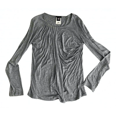 Pre-owned Fendi Grey Viscose Top