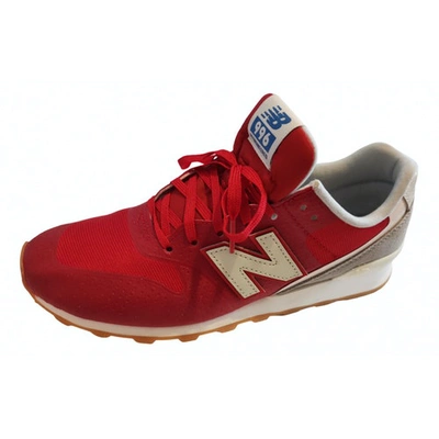 Pre-owned New Balance Trainers In Red