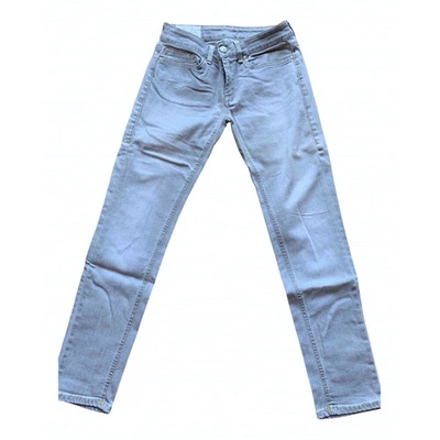 Pre-owned Dondup Slim Jeans In Grey
