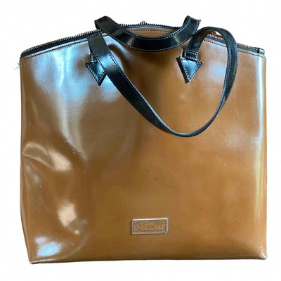 Pre-owned Pollini Camel Leather Handbag