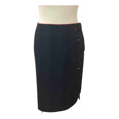 Pre-owned Paul Smith Wool Mid-length Skirt In Blue