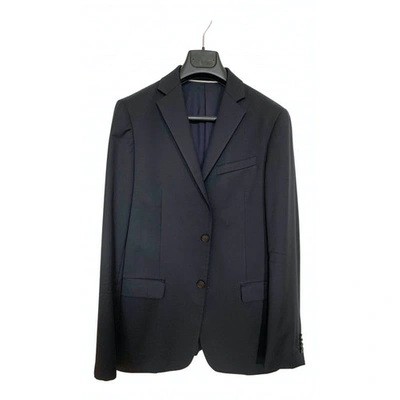 Pre-owned Z Zegna Wool Jacket In Navy
