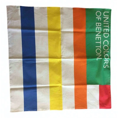 Pre-owned Benetton Multicolour Cotton Scarf
