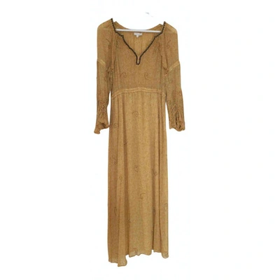 Pre-owned Hoss Intropia Maxi Dress In Yellow