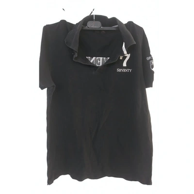 Pre-owned Seventy Polo Shirt In Black