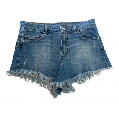 Pre-owned Zadig & Voltaire Blue Cotton Shorts