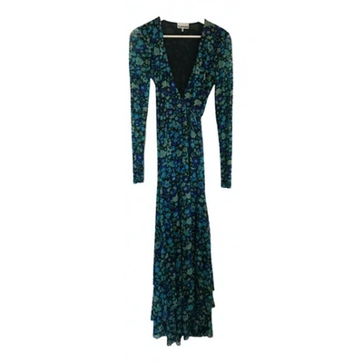 Pre-owned Ganni Fall Winter 2019 Mid-length Dress In Blue