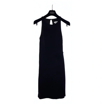Pre-owned Moschino Cheap And Chic Wool Dress In Black