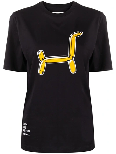 Kirin Graphic-print Cotton T-shirt In Black
