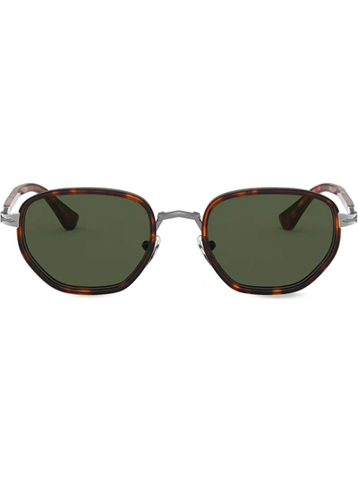 Persol Tortoiseshell Tinted Sunglasses In Brown