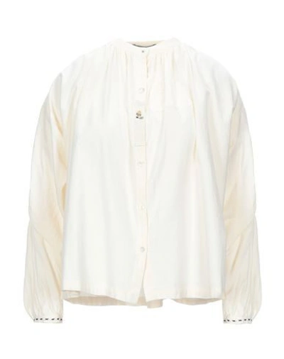 High By Claire Campbell Shirts In Ivory
