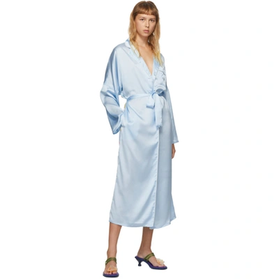 Im Sorry By Petra Collins Ssense Exclusive Blue Graphic Morning Gown In Lt Blue