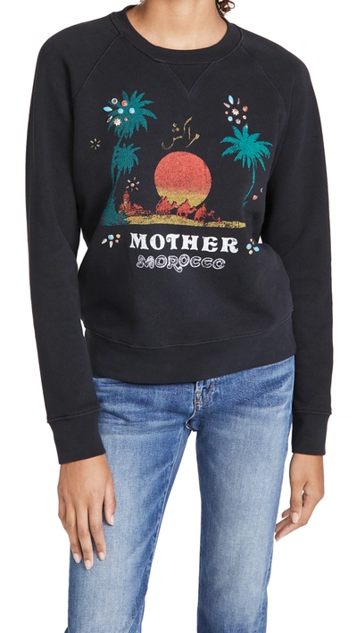 Mother The Square Embellished Morocco Graphic Sweatshirt In  Morocco