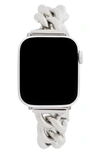 Rebecca Minkoff Curb Link Apple Watch® Bracelet Strap In Silver