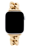 Rebecca Minkoff Curb Link Apple Watch® Bracelet Strap In Gold