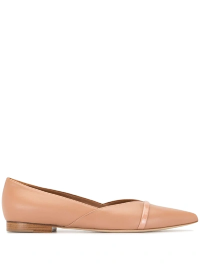 Malone Souliers Colette Ballerina Pumps In Pink