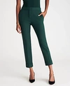 Ann Taylor The Petite High Waist Ankle Pant - Curvy Fit In Boxwood Green