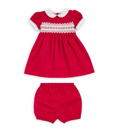 Rachel Riley Smocked Dress With Bloomers (6-24 Months)