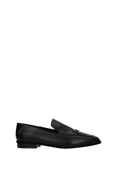 Ferragamo Cesaro Gancini Bit Loafers In Nero