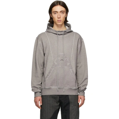 Diesel Red Tag X A-cold-wall* Logo Hoodie In Grey