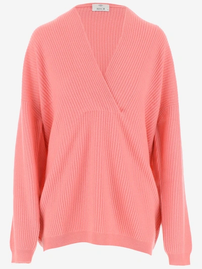 Allude Sweaters In Rosa