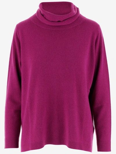 Allude Sweaters In Viola