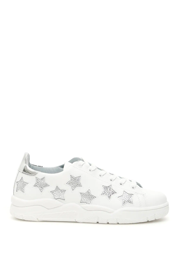 sneakers with silver stars