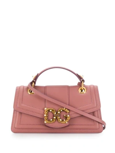 Dolce & Gabbana Dg Amore Crossbody Bag In Rosa Polvere 2