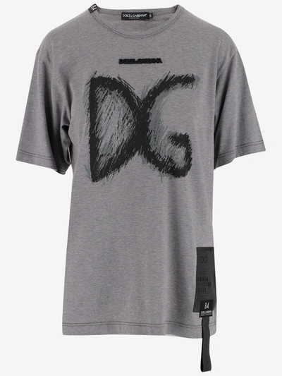 Dolce & Gabbana T-shirts And Polos In Grigio