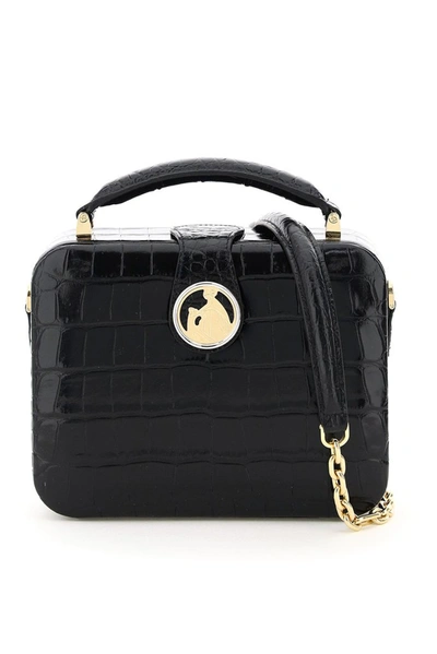 Lanvin Bento Box Minaudiere Bag In Black