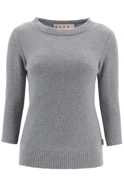 Marni Cashmere Sweater In Grey