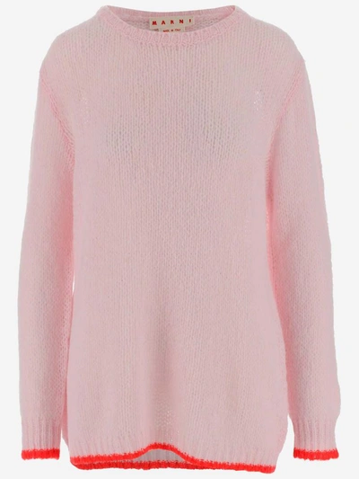 Marni Sweaters In Rosa