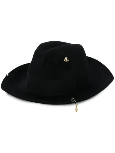Ruslan Baginskiy Fedora Hat In Black Black