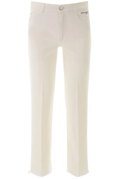 Stella Mccartney Cropped Jeans In Organic White