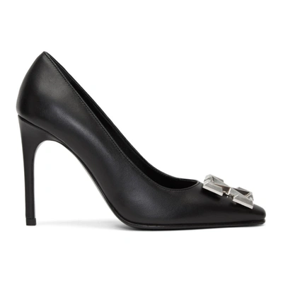 Off-white Arrow Square Toe Pump In Black