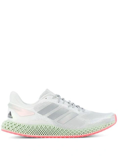 Adidas Originals Adidas 4d Run 1.0 Sneakers In White,green,fuchsia