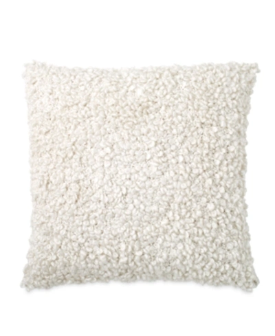 Dkny Pure Looped 18x18 Decorative Pillow Bedding In Ivory