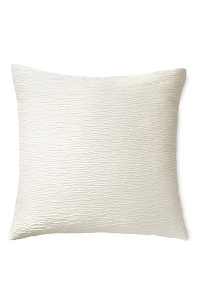 Donna Karan Closeout!  Collection Aura Ripple Euro Sham Bedding In Ivory