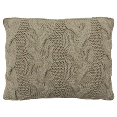 French Connection Hailey 18" X 22" Decorative Throw Pillows Bedding In Linen