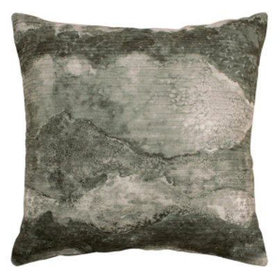 French Connection Atmosphere 20" X 20" Decorative Pillows Bedding In Charcoal